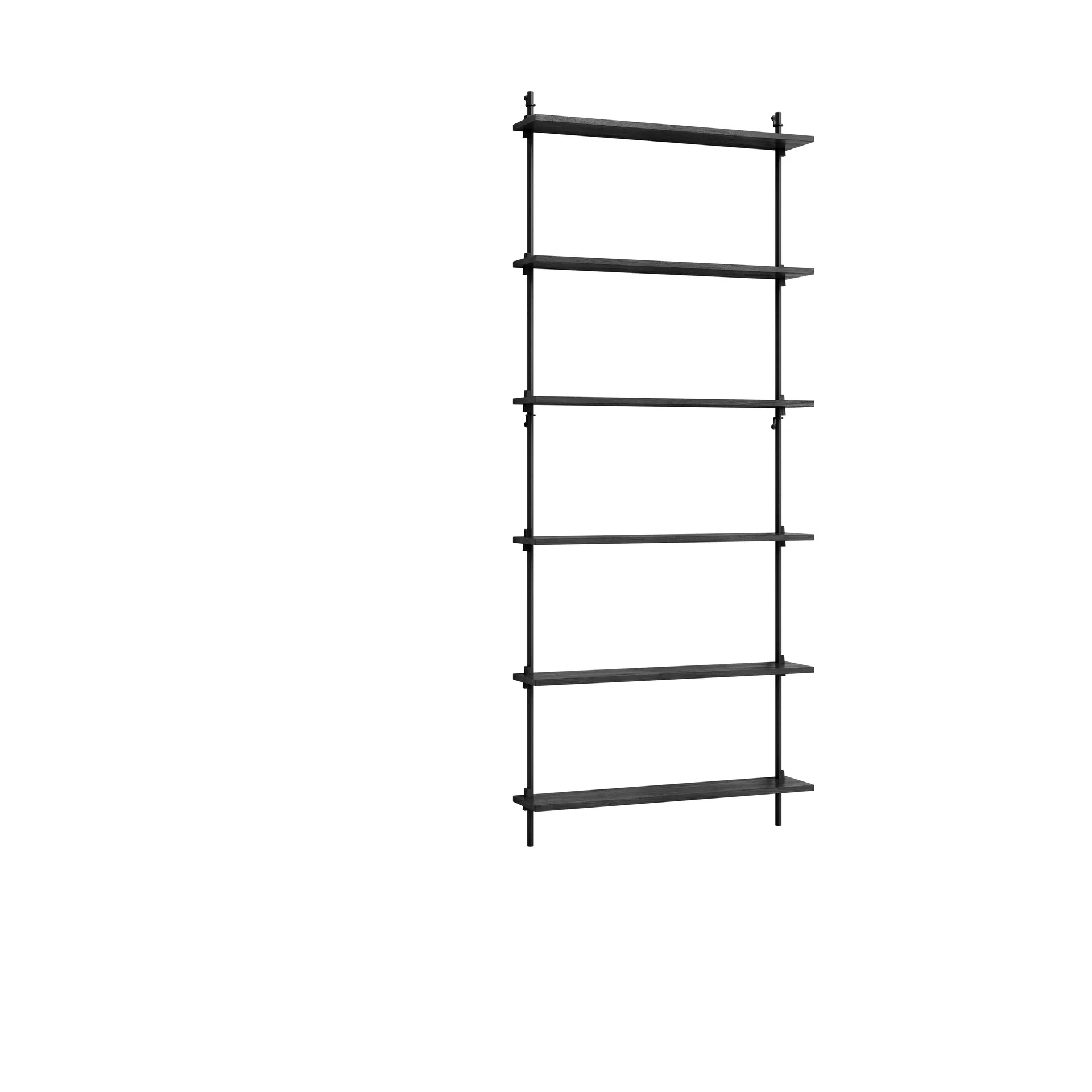 Moebe wall shelving ws.200.1, Negro MOEBE