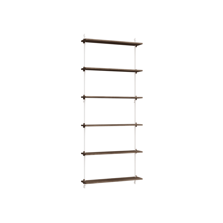 Moebe wall shelving ws.200.1 - Roble ahumado-blanco - MOEBE