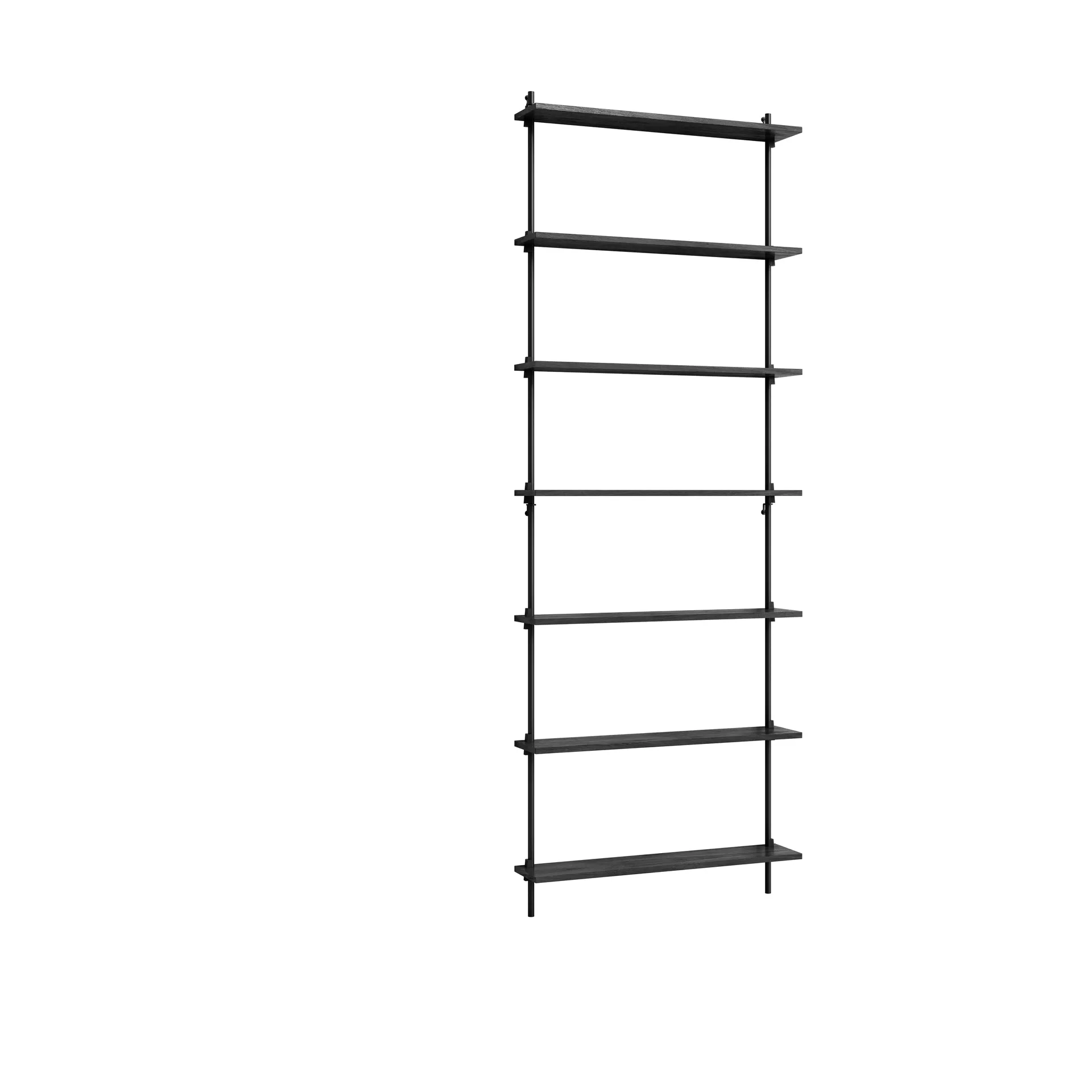 Moebe wall shelving ws.230.1, Negro MOEBE