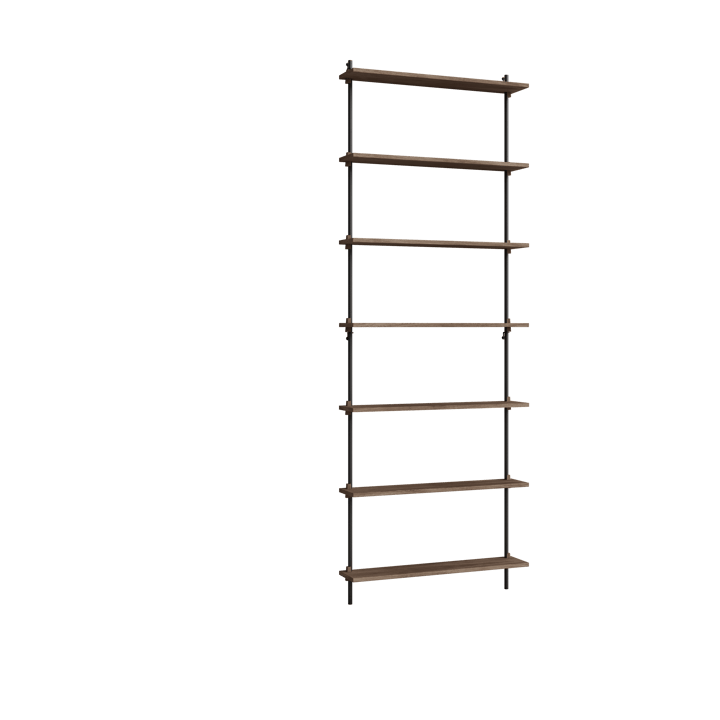 Moebe wall shelving ws.230.1 - Roble ahumado-negro - MOEBE