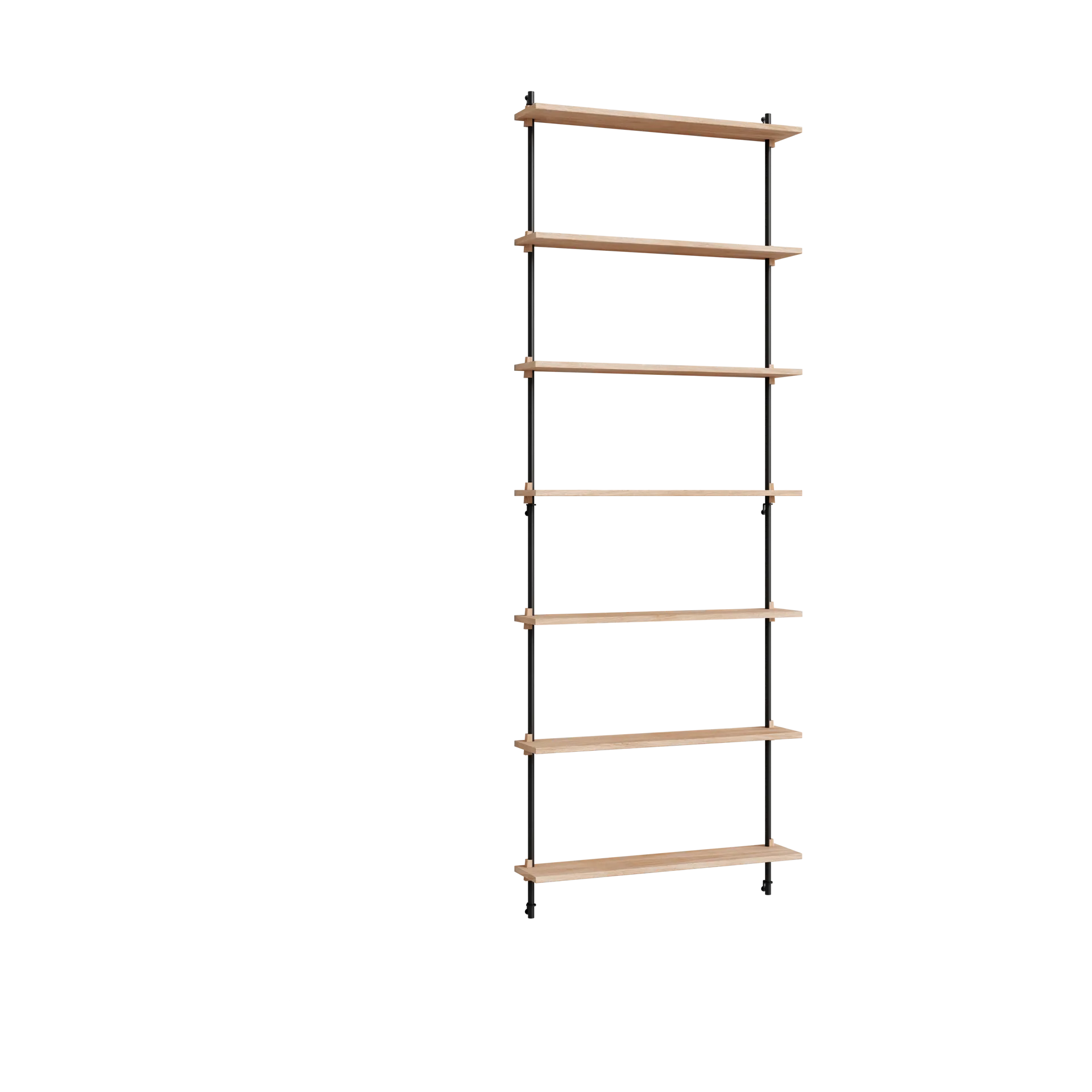 Moebe wall shelving ws.230.1, Roble-negro MOEBE