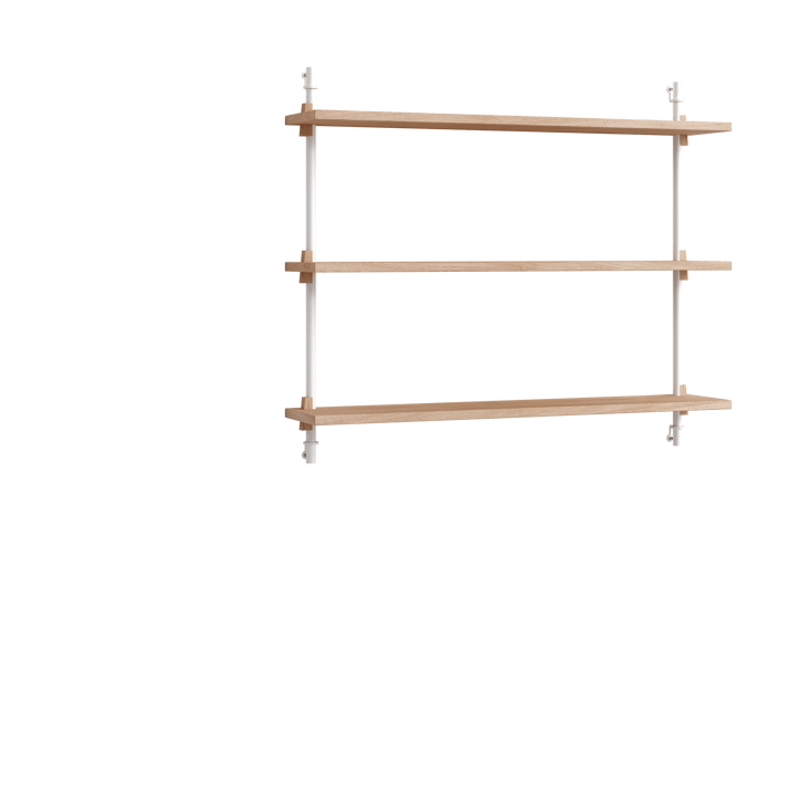 Moebe wall shelving ws.65.1 - Roble-blanco - MOEBE