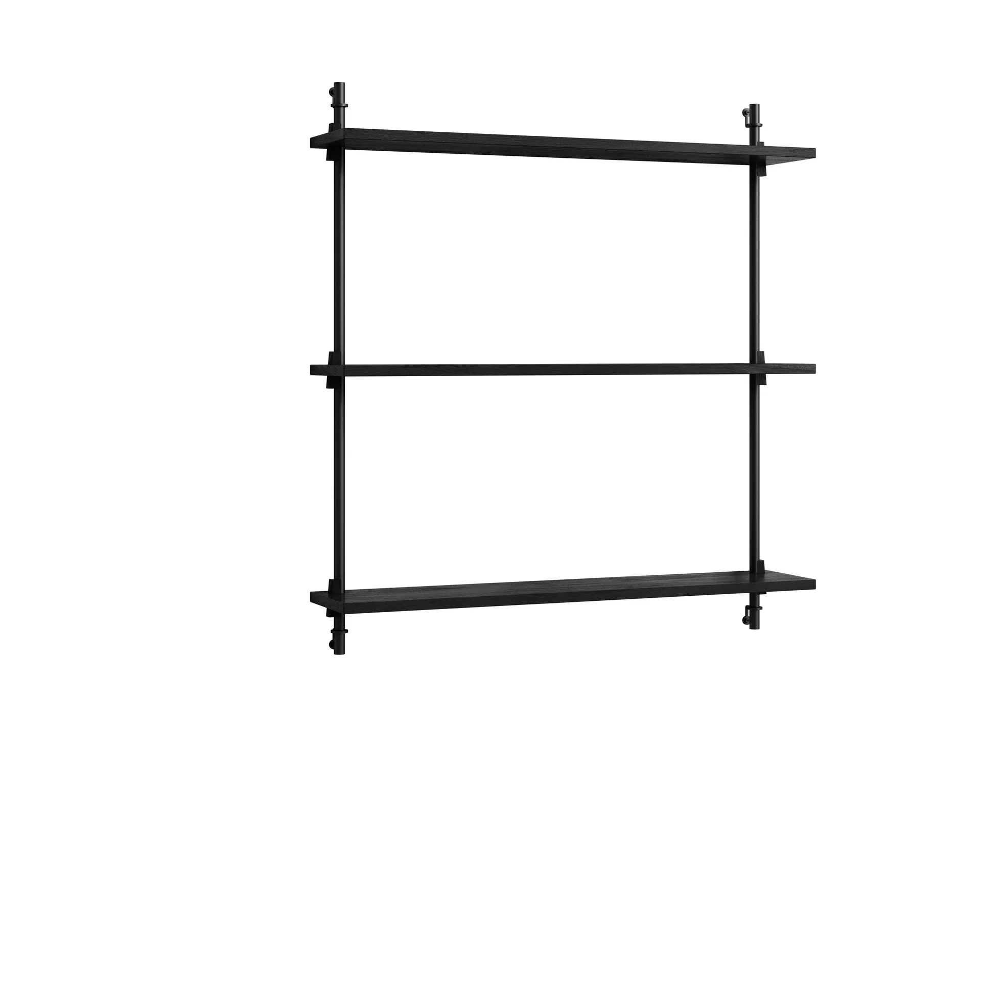 Moebe wall shelving ws.85.1, Negro MOEBE
