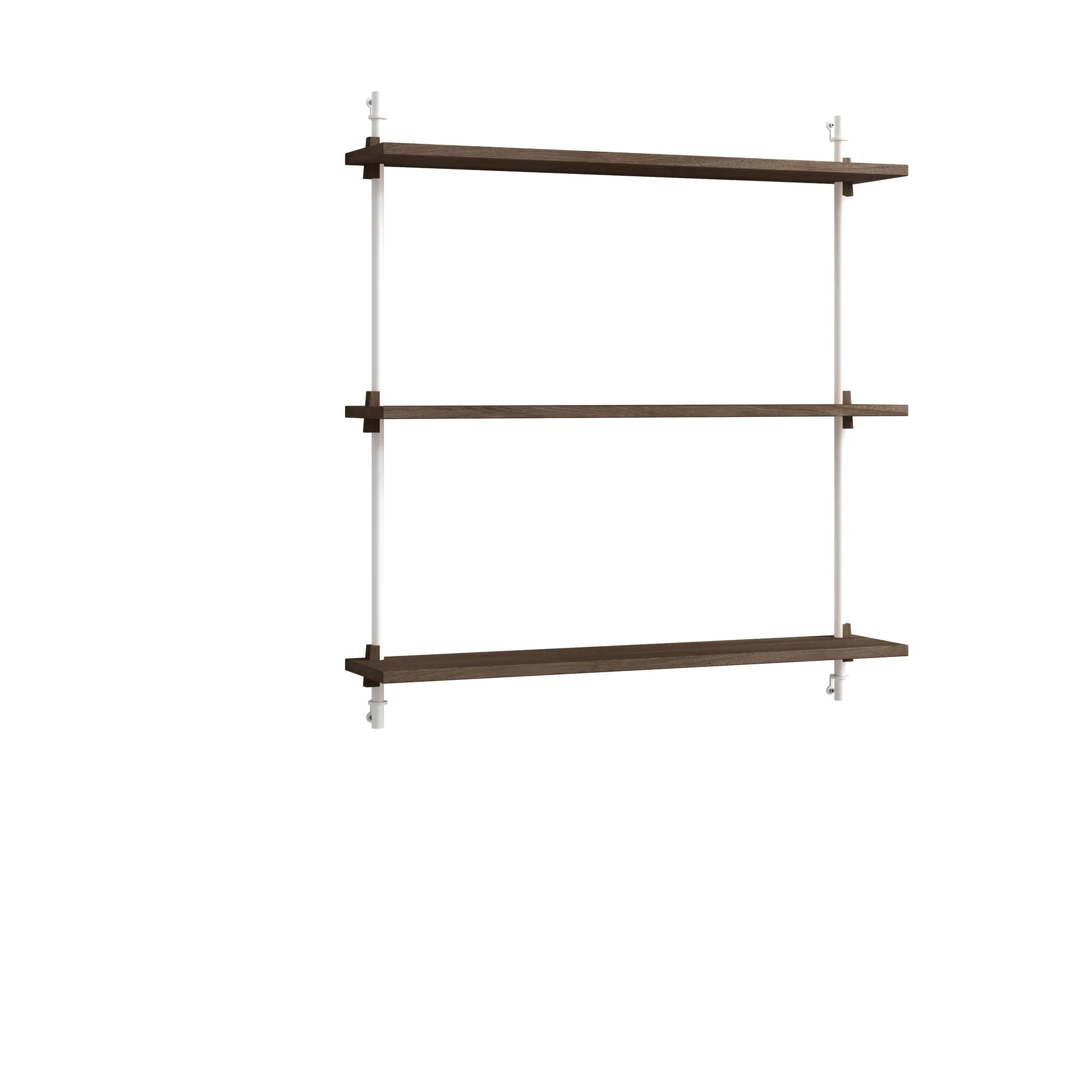 Moebe wall shelving ws.85.1, Roble ahumado-blanco MOEBE