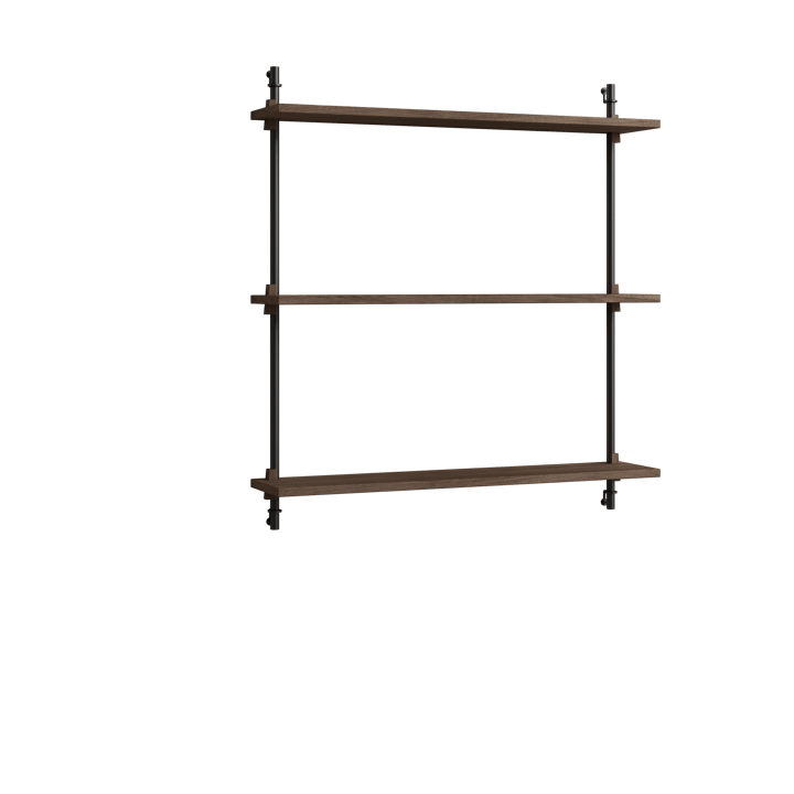 Moebe wall shelving ws.85.1 - Roble ahumado-negro - MOEBE