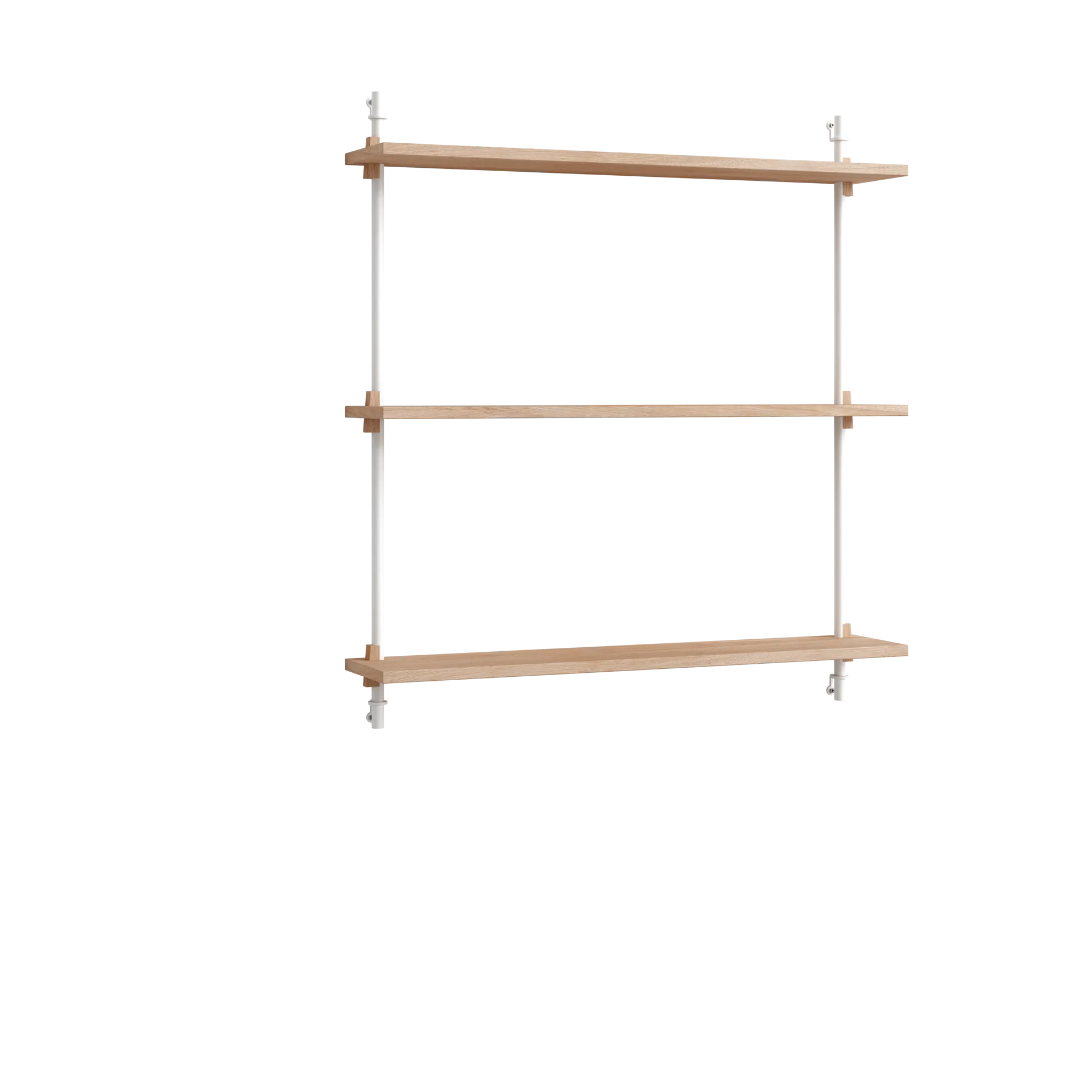 Moebe wall shelving ws.85.1, Roble-blanco MOEBE