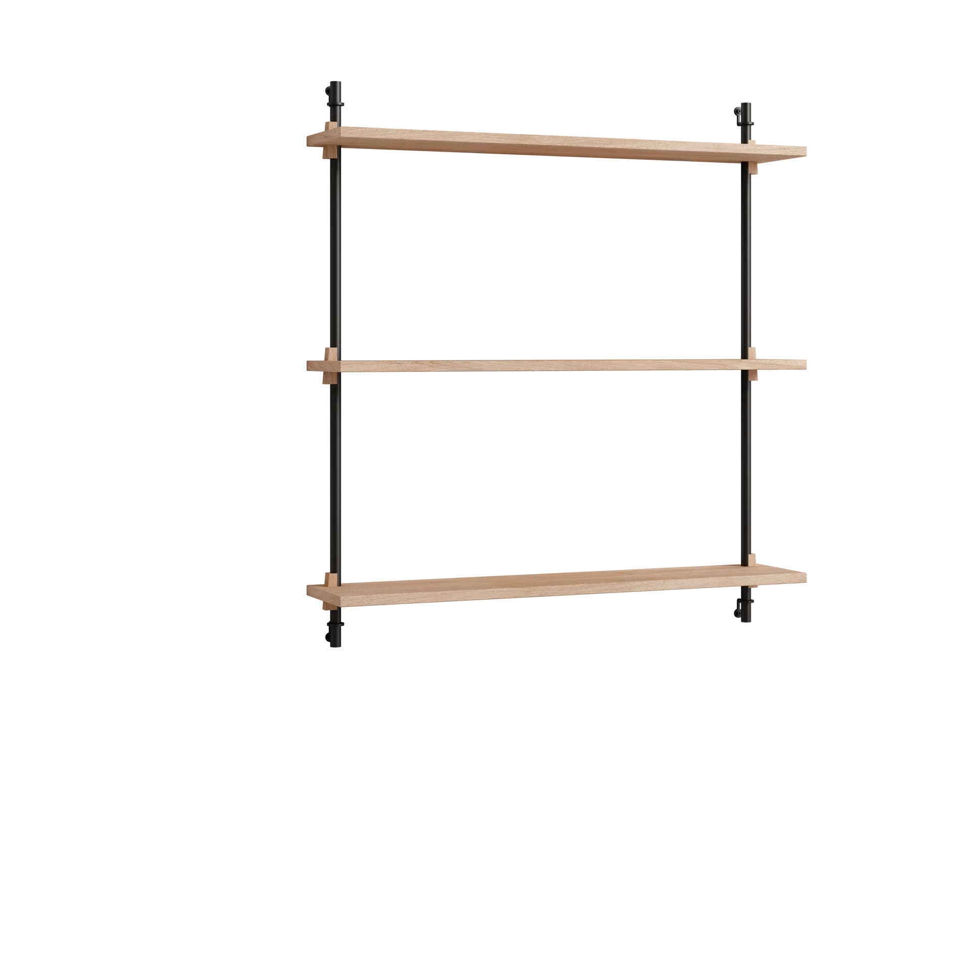 Moebe wall shelving ws.85.1, Roble-negro MOEBE