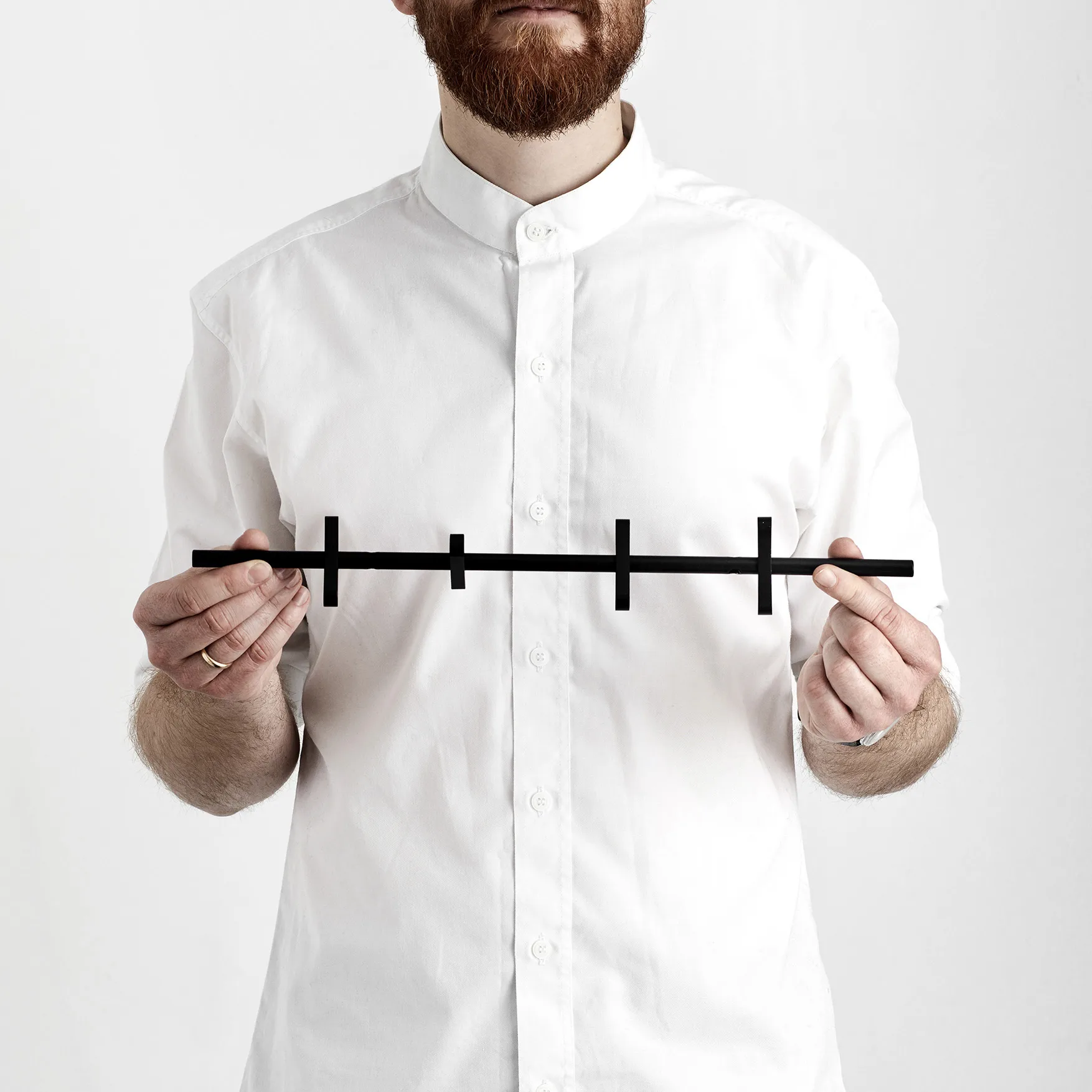 Perchero Moebe small, negro MOEBE