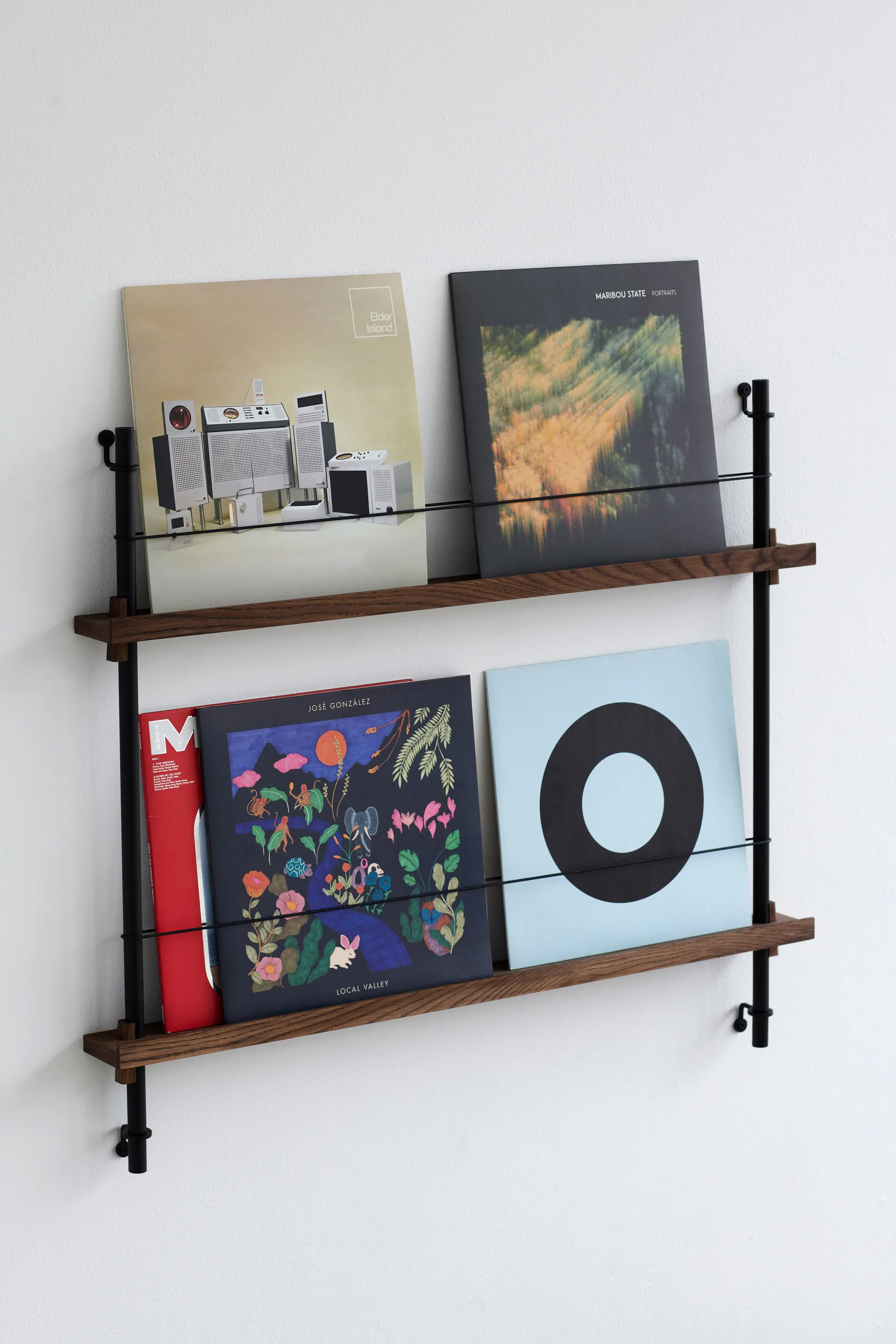 Revistero Moebe, Smoked oak-green MOEBE