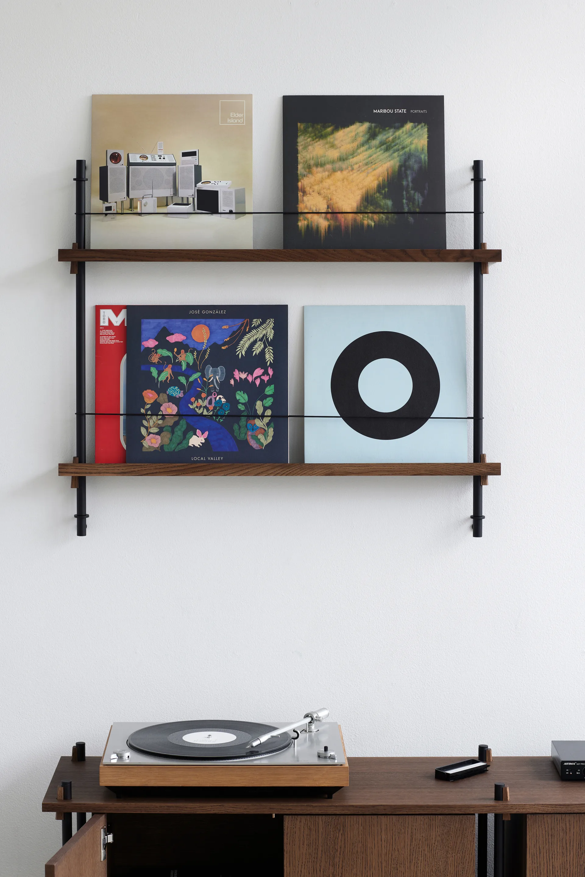 Revistero Moebe, Smoked oak-white MOEBE