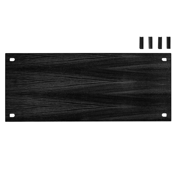 Set de estante Moebe 85 cm - negro - MOEBE