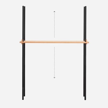 Set de estante Moebe 85 cm - roble - MOEBE