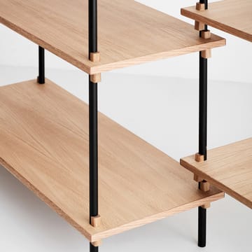 Set de estante Moebe 85 cm - roble - MOEBE