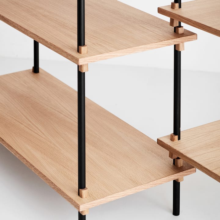 Set de estante Moebe 85 cm, roble MOEBE