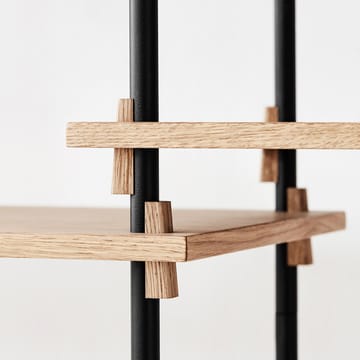 Set de estante Moebe 85 cm - roble - MOEBE
