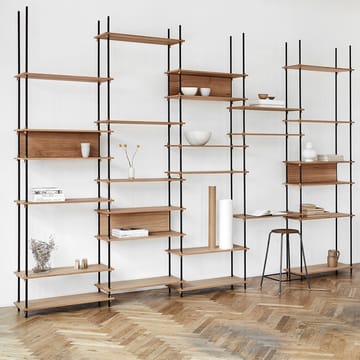 Set de estante Moebe 85 cm - roble - MOEBE