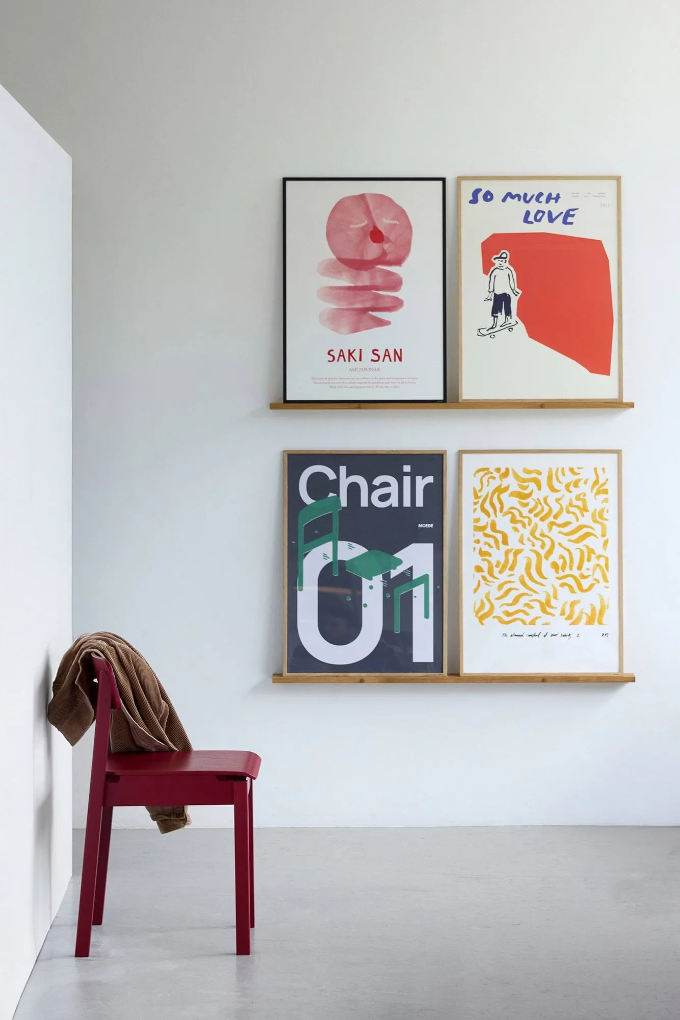 Silla Everyday Chair, Purple red MOEBE