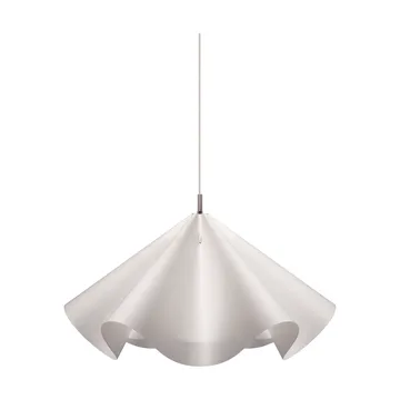 Sinuate colgante - Blanco-acero inoxidable, grande Ø75x40 cm - MOEBE