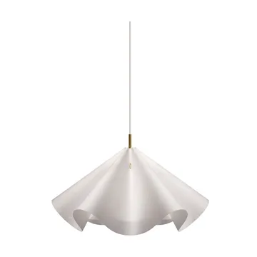 Sinuate colgante - Blanco-latón, mediano Ø60x30 cm - MOEBE