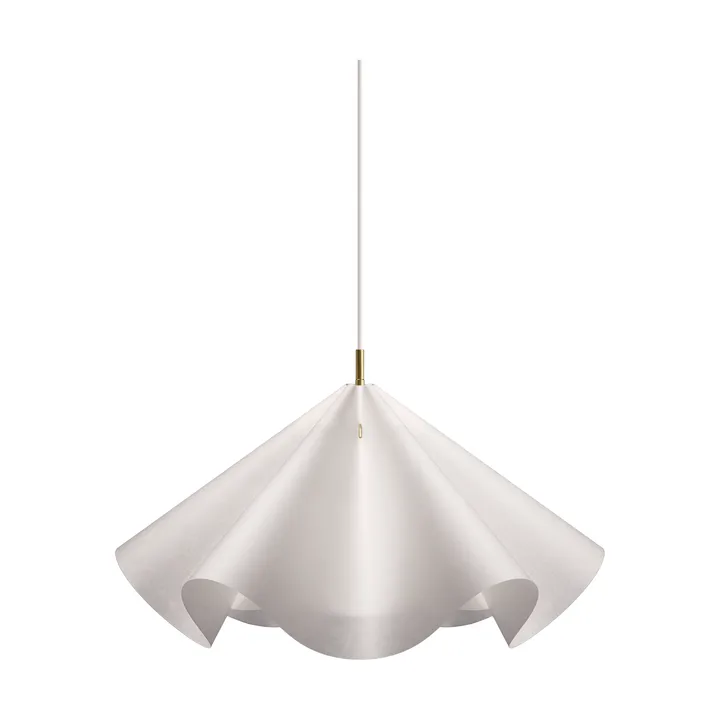 Sinuate colgante - White-latón, grande Ø75x40 cm - MOEBE