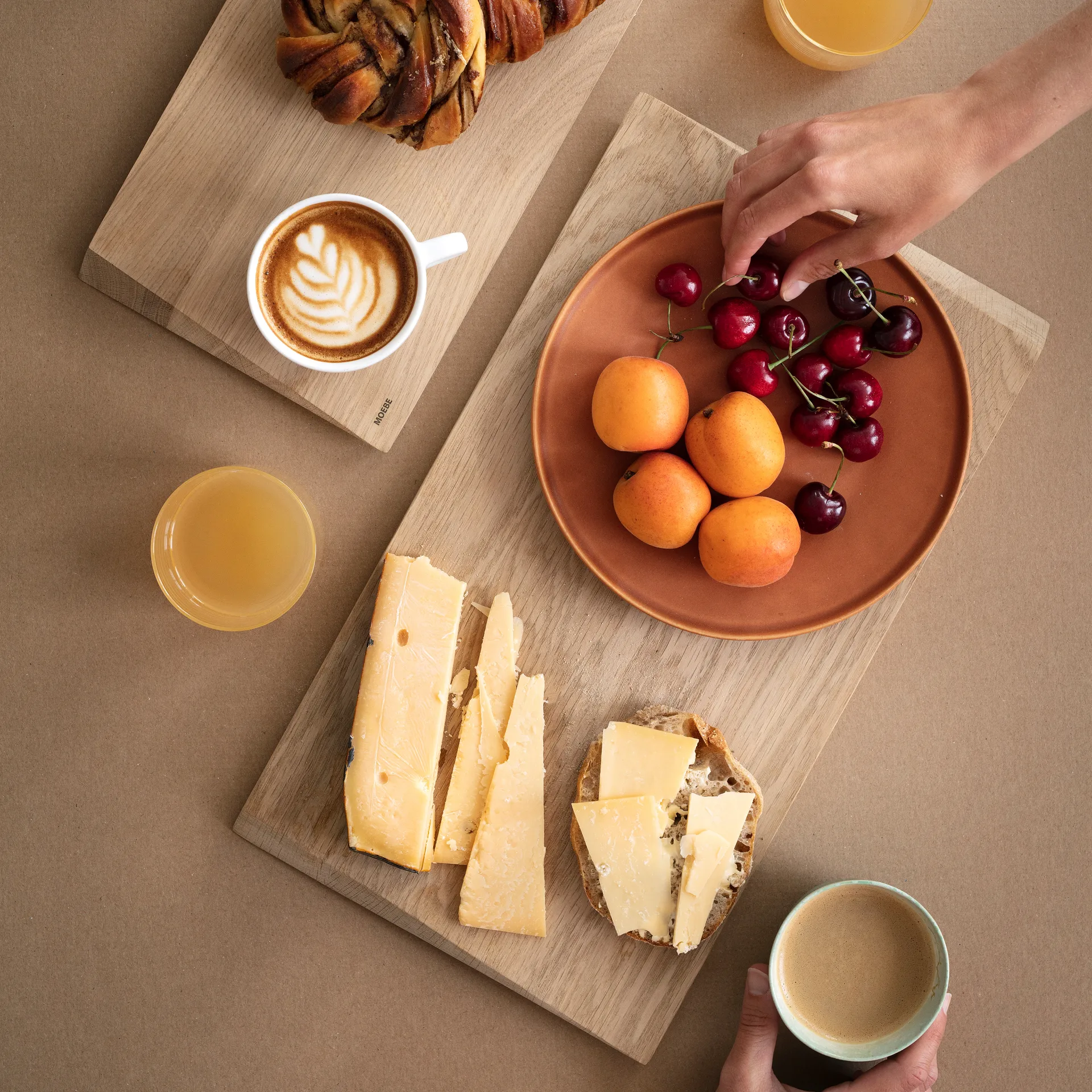 Tabla de cortar grande Moebe 24,7x44 cm, Beige MOEBE