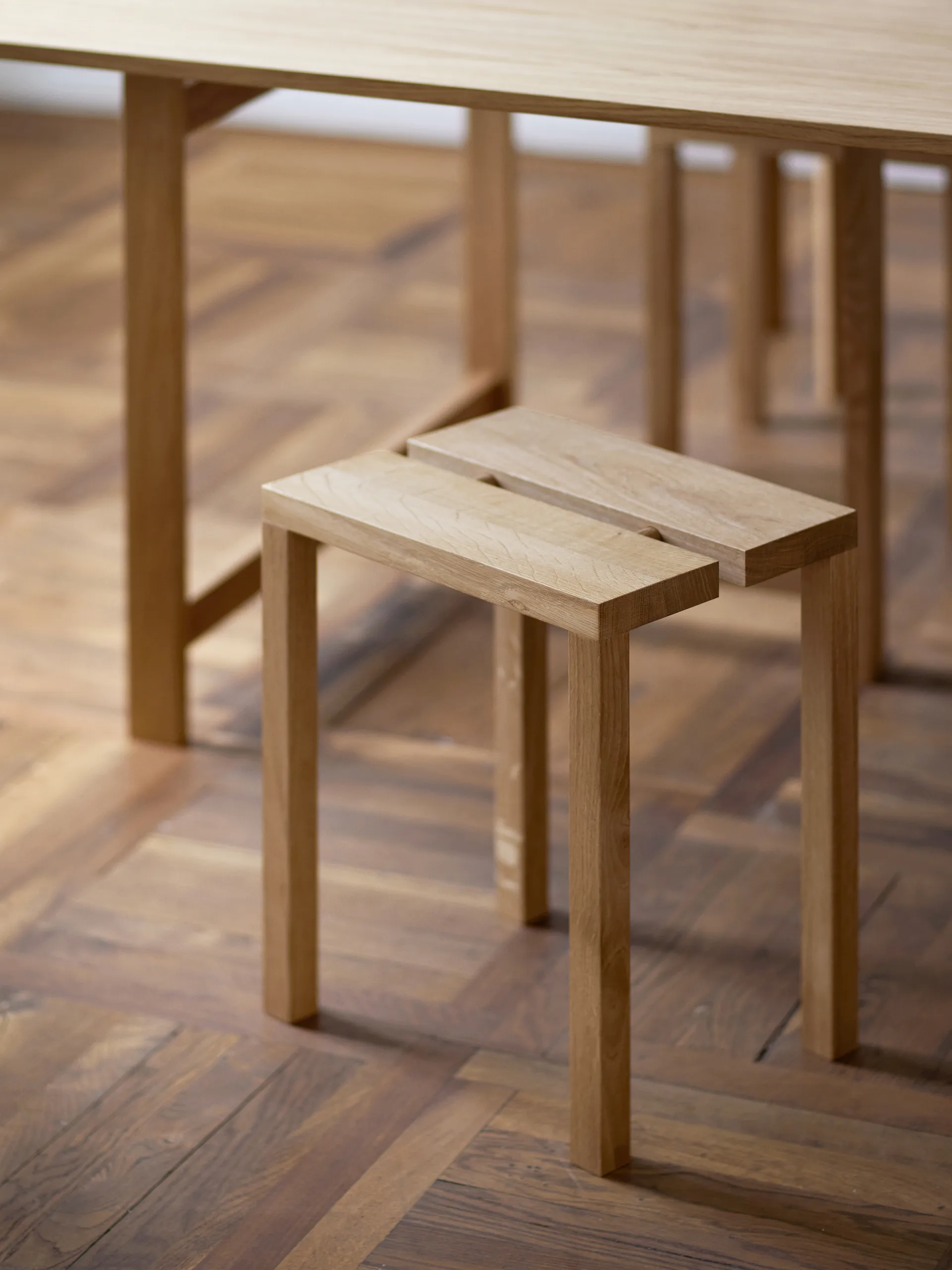 Taburete Moebe Peg 35x27,5x44 cm, Roble MOEBE