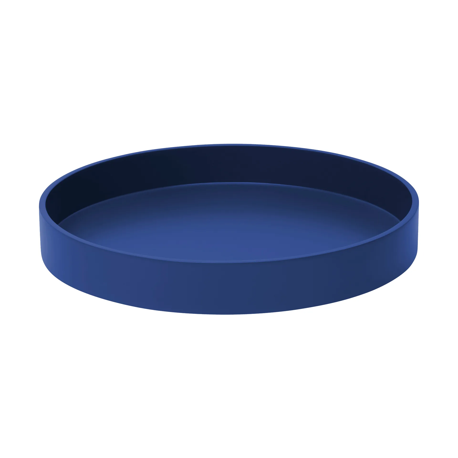Bandeja decorativa lacada Matt Ø30x4 cm, Ultramarina Mojoo
