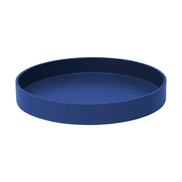 Bandeja decorativa lacada Matt Ø30x4 cm - Ultramarina - Mojoo