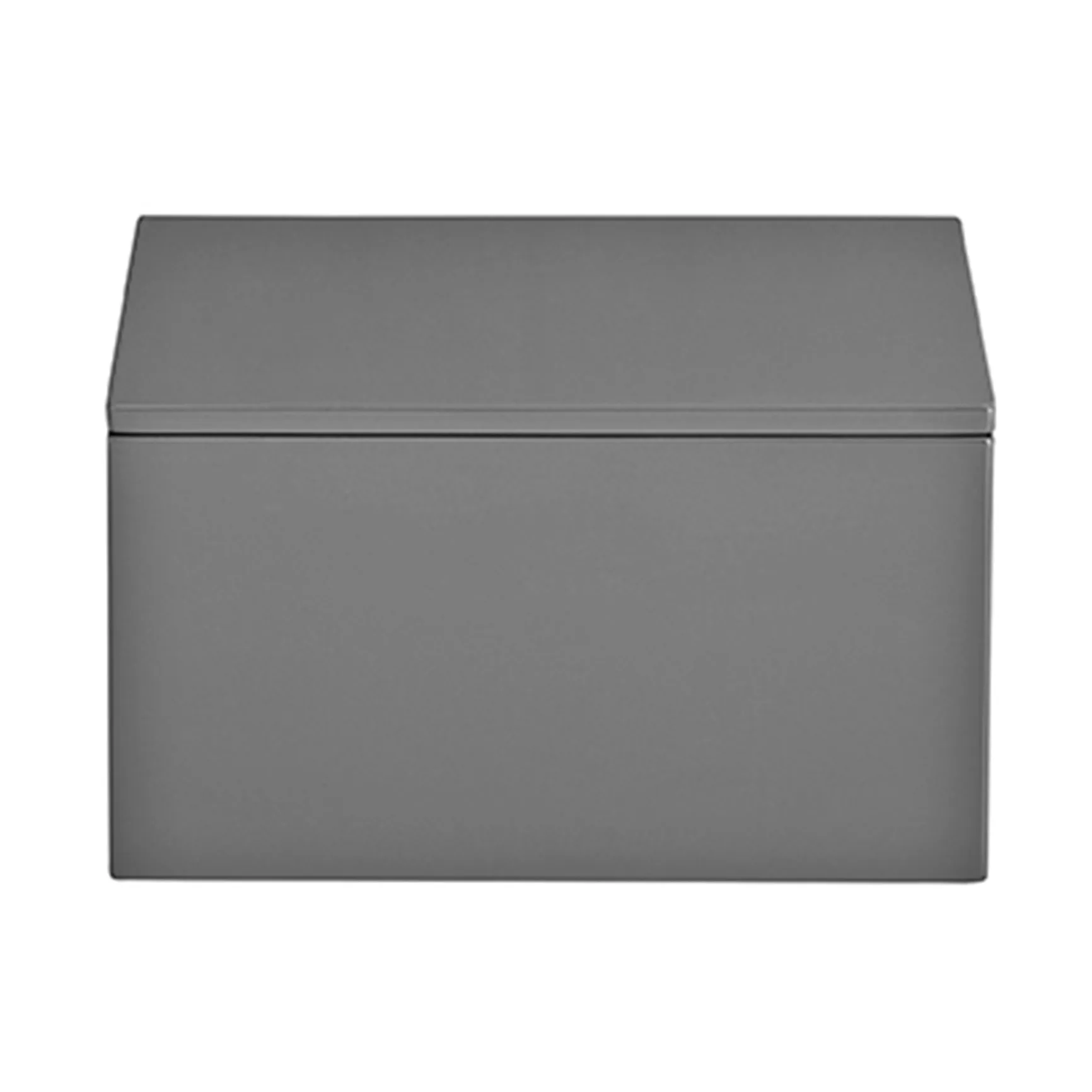 Caja de almacenamiento lacada Lux 19x19x10,5 cm, Antracit Mojoo