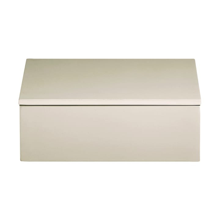 Caja de almacenamiento lacada Lux 19x19x7 cm - Latte - Mojoo