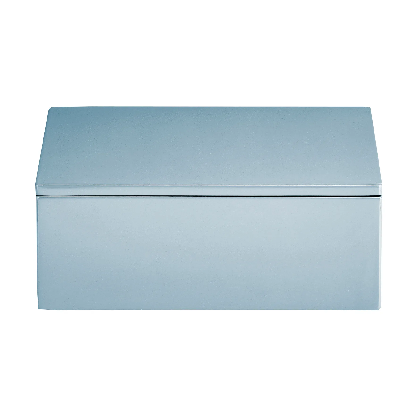 Caja de almacenamiento lacada Lux 19x19x7 cm, Powder blue Mojoo