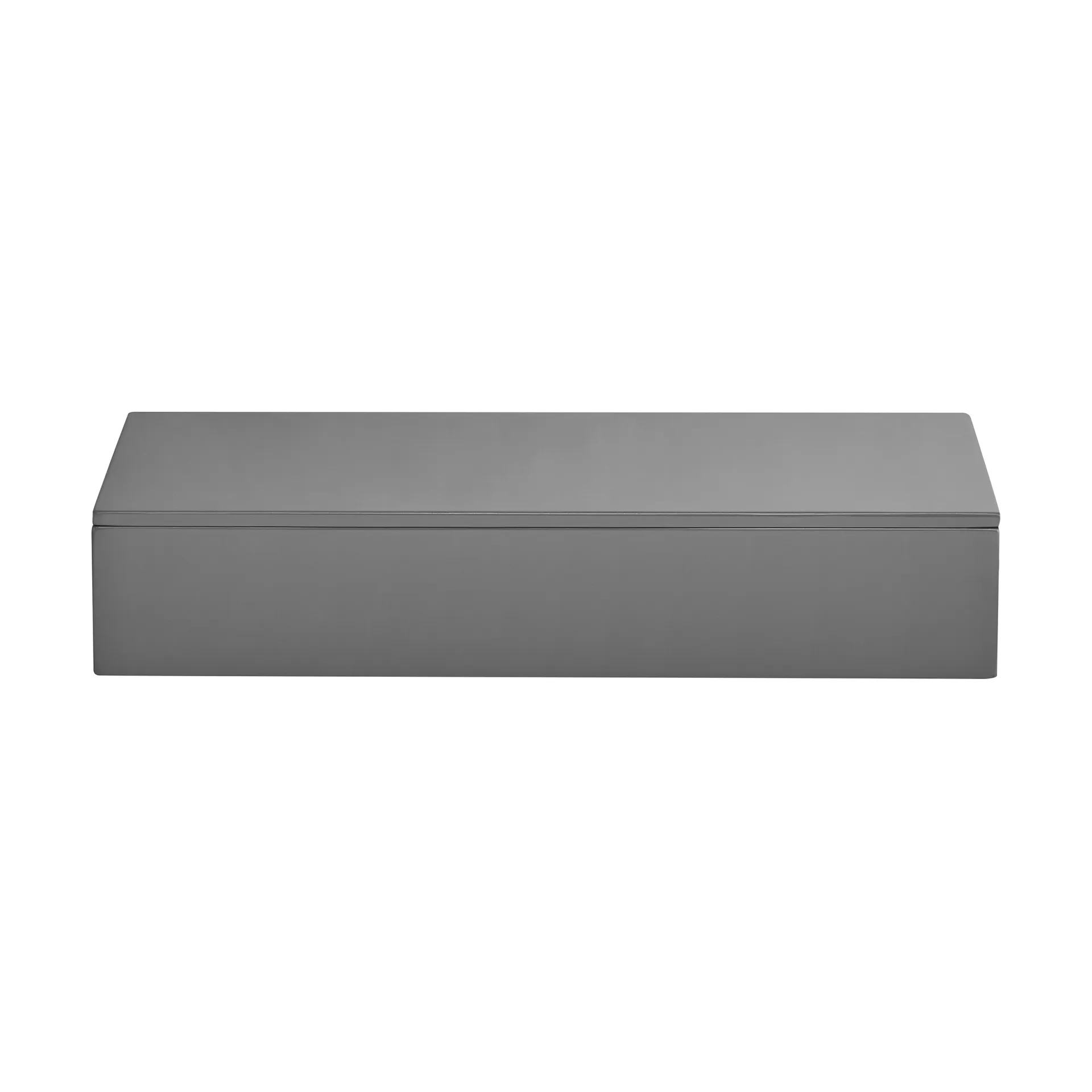 Caja de almacenamiento lacada Lux 38x19x7 cm, Antracit Mojoo