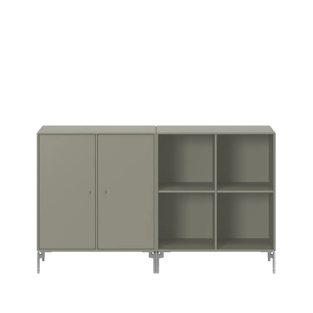 Aparador Pair, Fennel 144, patas de cromo Montana