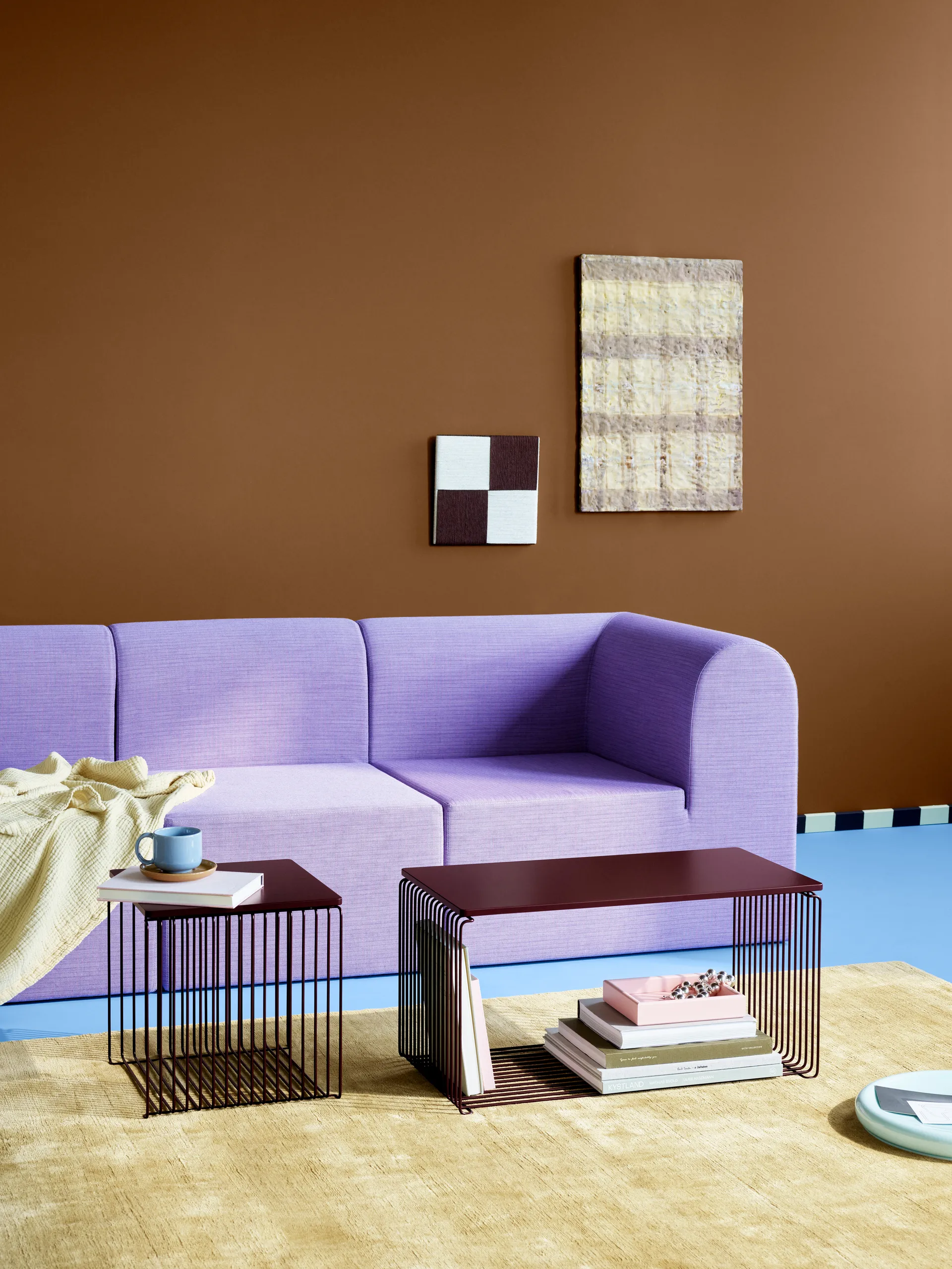 Balda Panton Wire 33x34,8 cm, Black red Montana