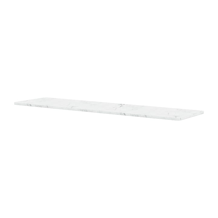Balda superior Panton Wire 18,8x70 cm - White marble - Montana