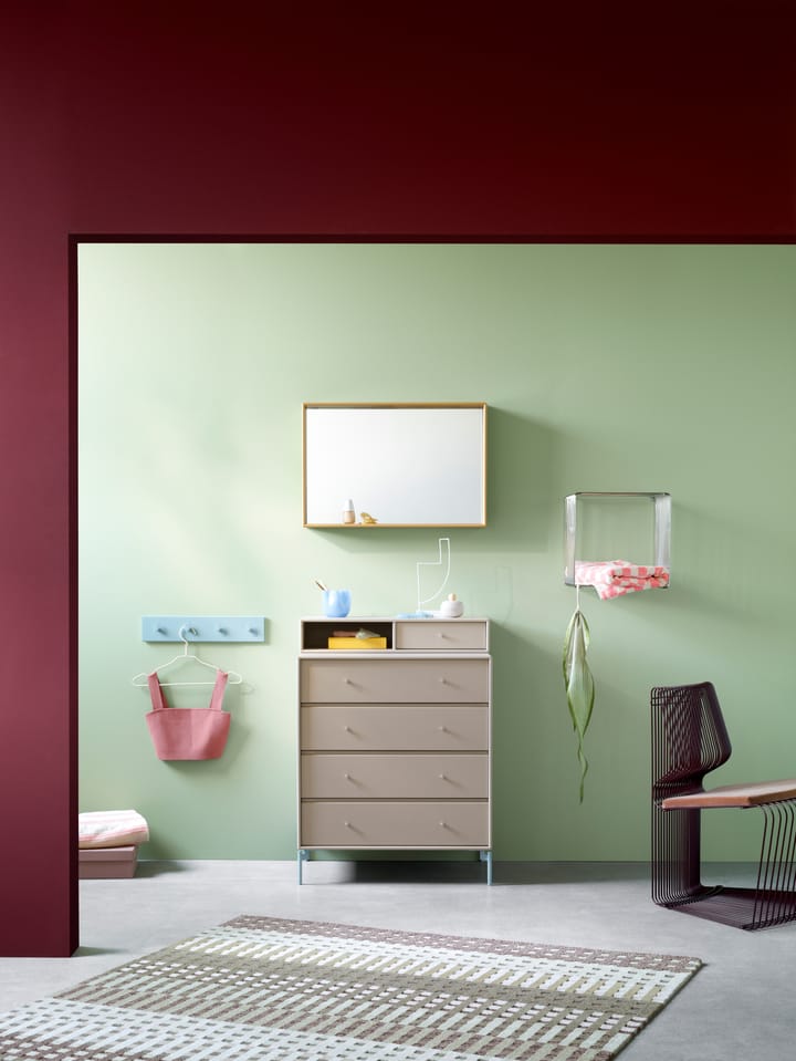 Espejo Shelfie colour frame 46,8x69,6 cm, Cumin Montana