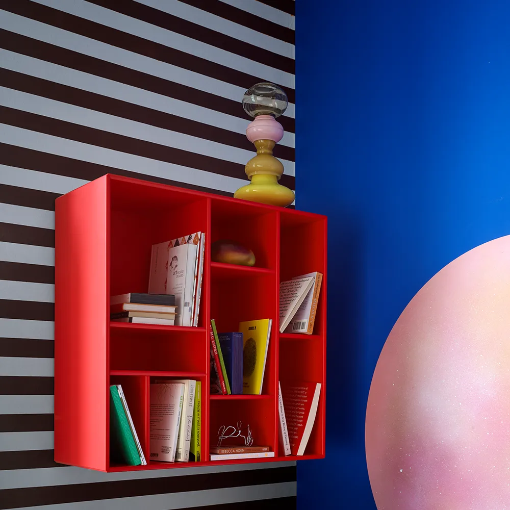 Estantería decorativa COMPILE 69,6x69,6 cm, Black jade 163 Montana