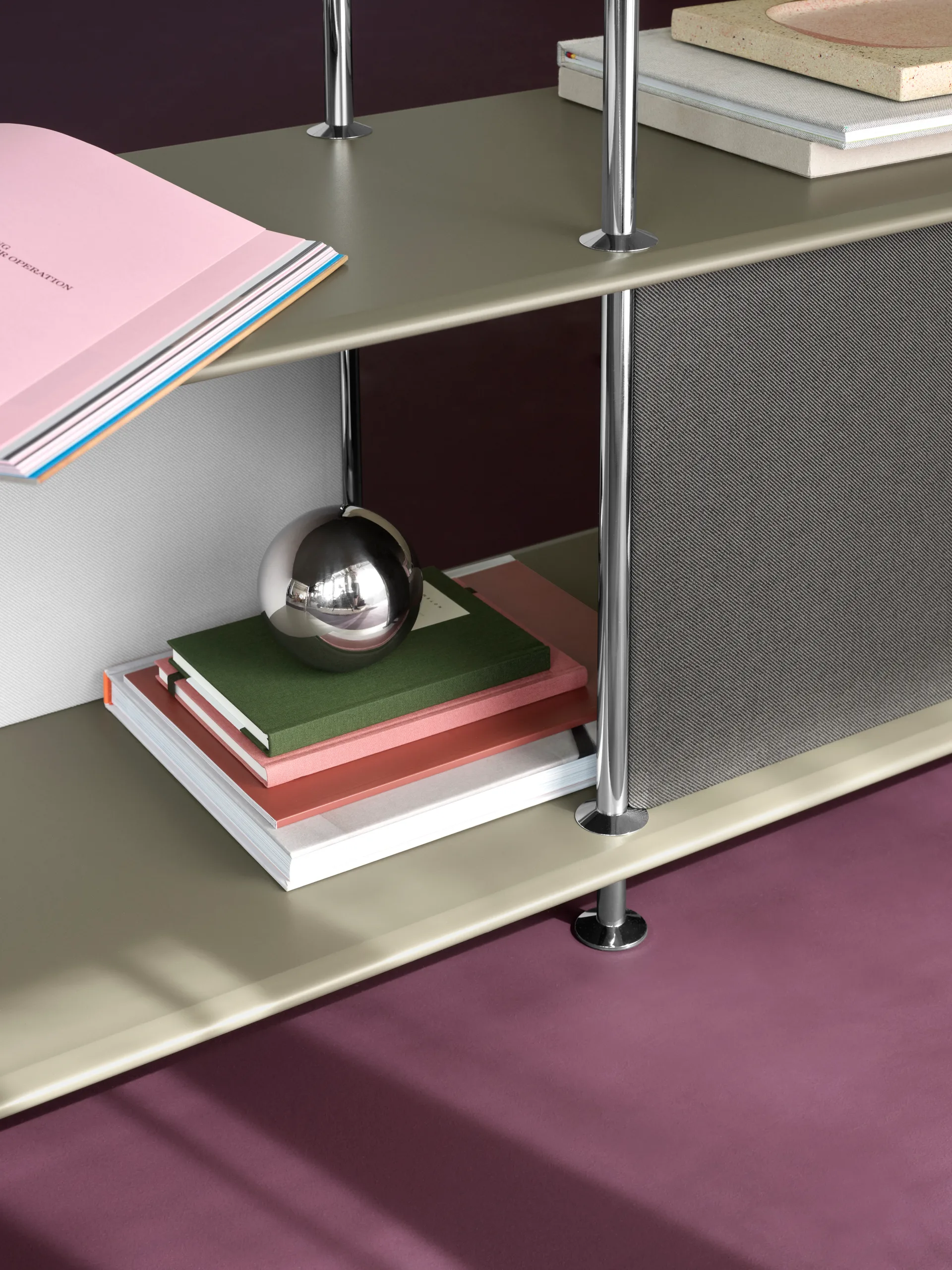 Estantería Montana Free 555000, 144 Fennel structured-chrome Montana