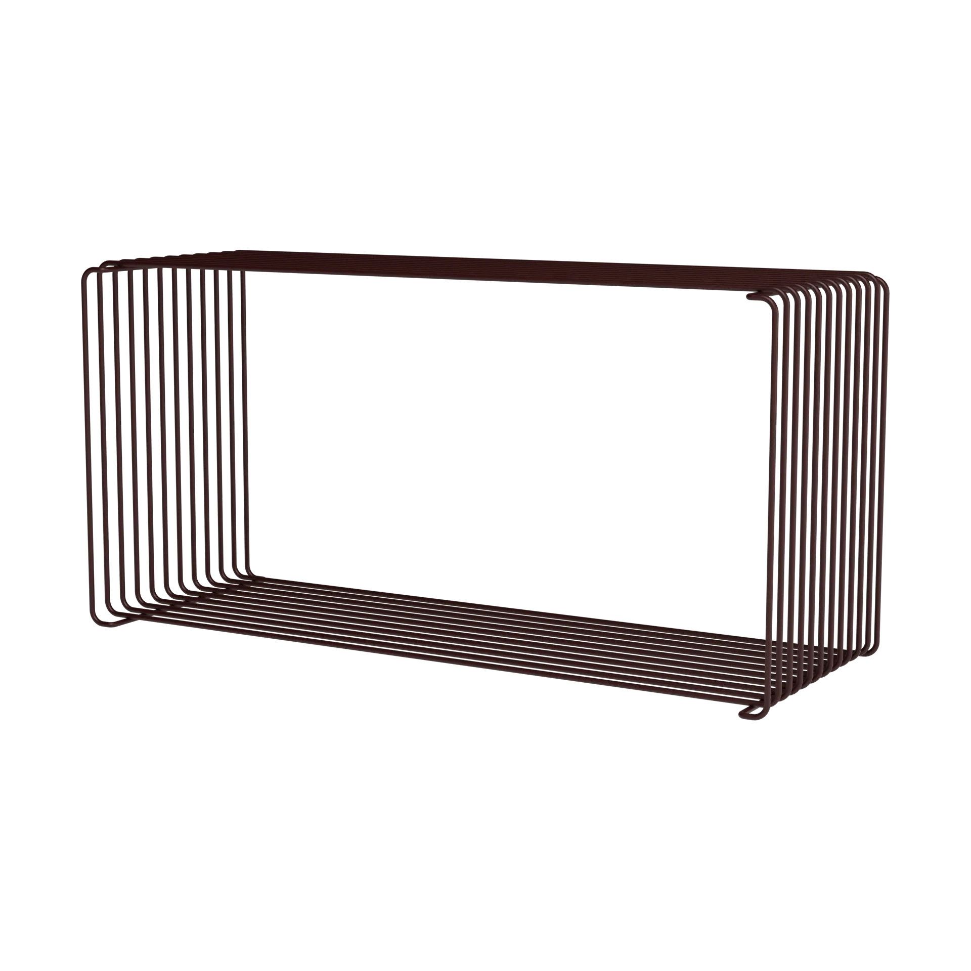 Estantería Panton Wire Extended 70x34,8x25,7 cm, Black red Montana