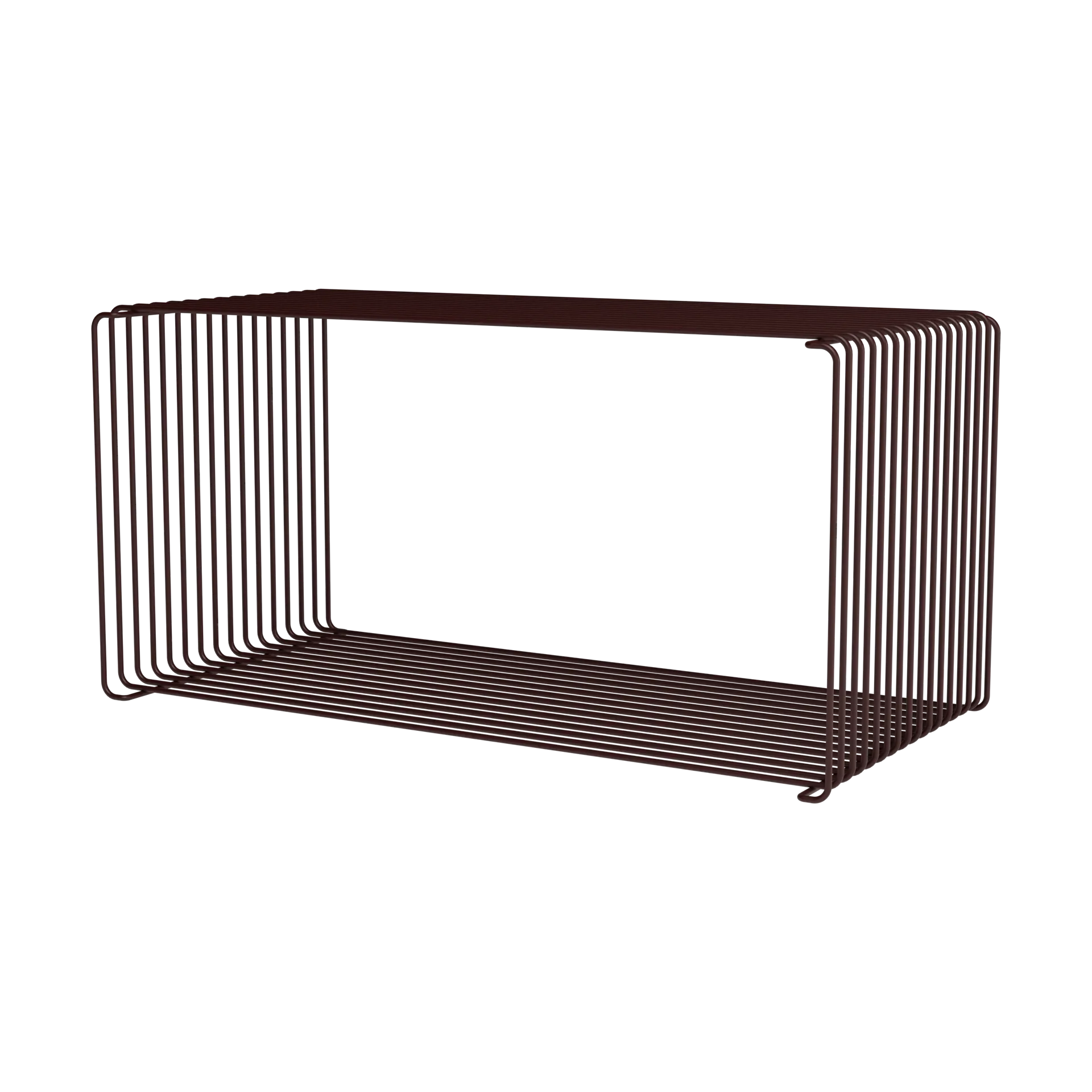 Estantería Panton Wire Extended 70x34,8x34,8 cm, Black red Montana