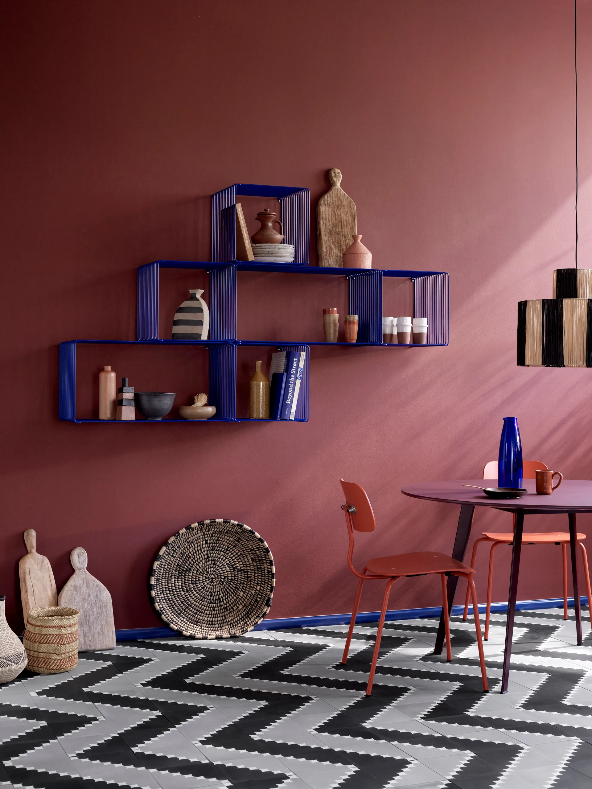 Estantería Panton Wire Extended 70x34,8x34,8 cm, Monarch Montana