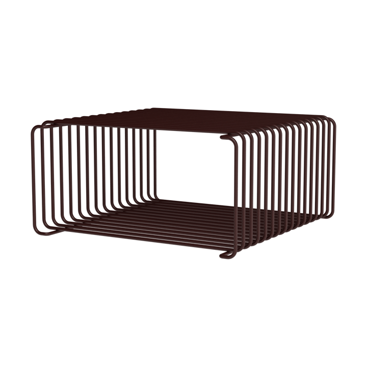 Estantería Panton Wire Half Height 34,8x17,2x34,8 cm - Black red - Montana