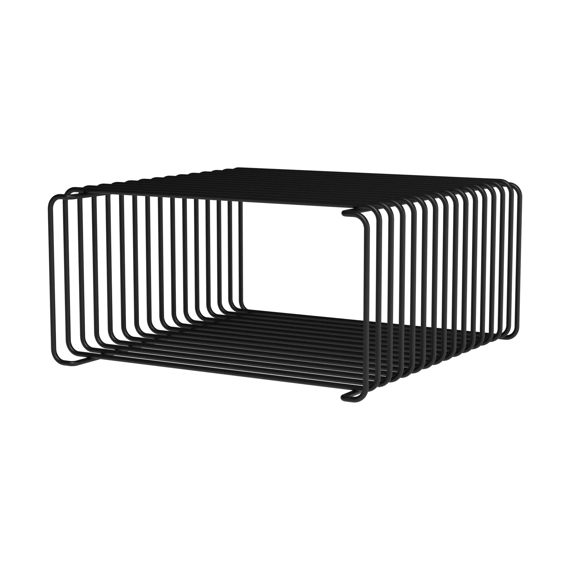 Estantería Panton Wire Half Height 34,8x17,2x34,8 cm, Black Montana