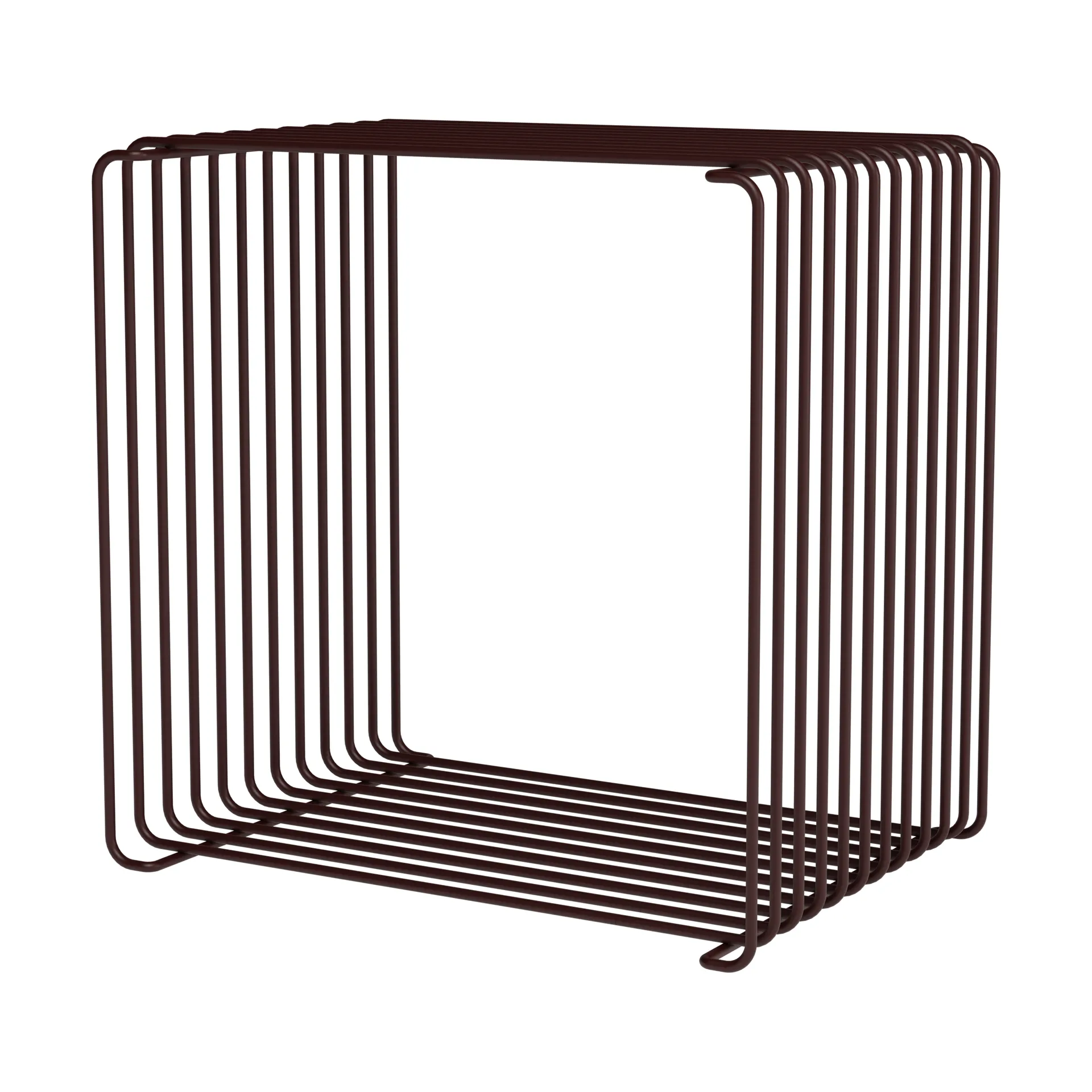 Estantería Panton Wire Single 34,8x34,8x25,7 cm, Black red Montana