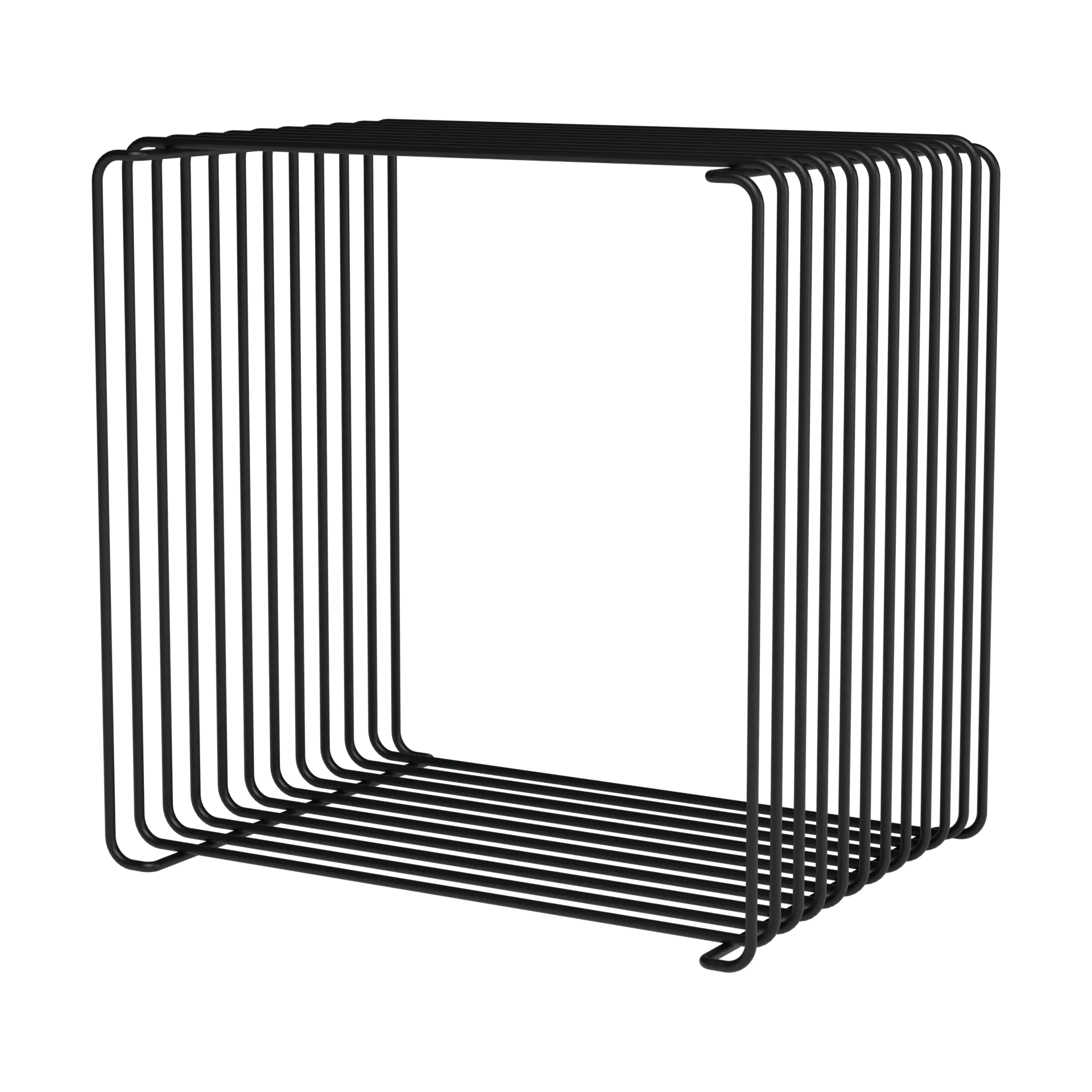 Estantería Panton Wire Single 34,8x34,8x25,7 cm, Black Montana