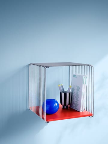 Estantería Panton Wire Single 34,8x34,8x25,7 cm - Chrome - Montana