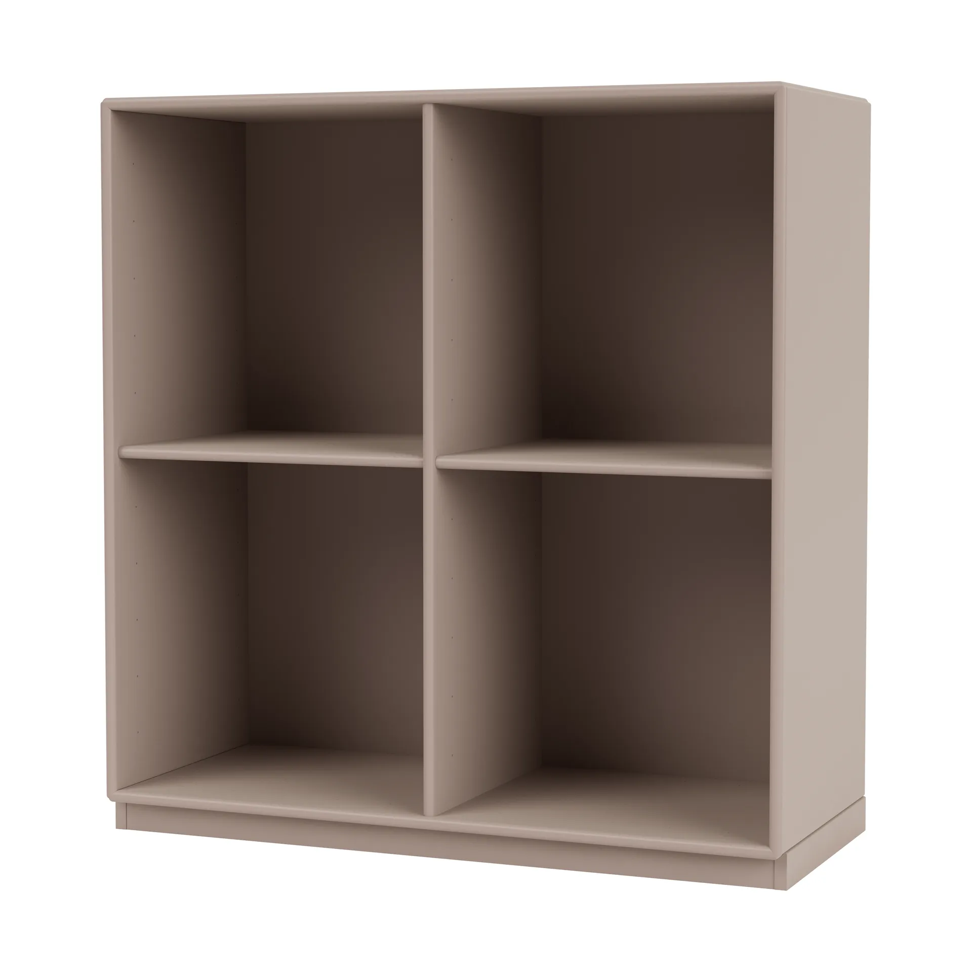 Estantería SHOW 69,6x69,6 cm, zócalo 3 cm, 137-Mushroom Montana