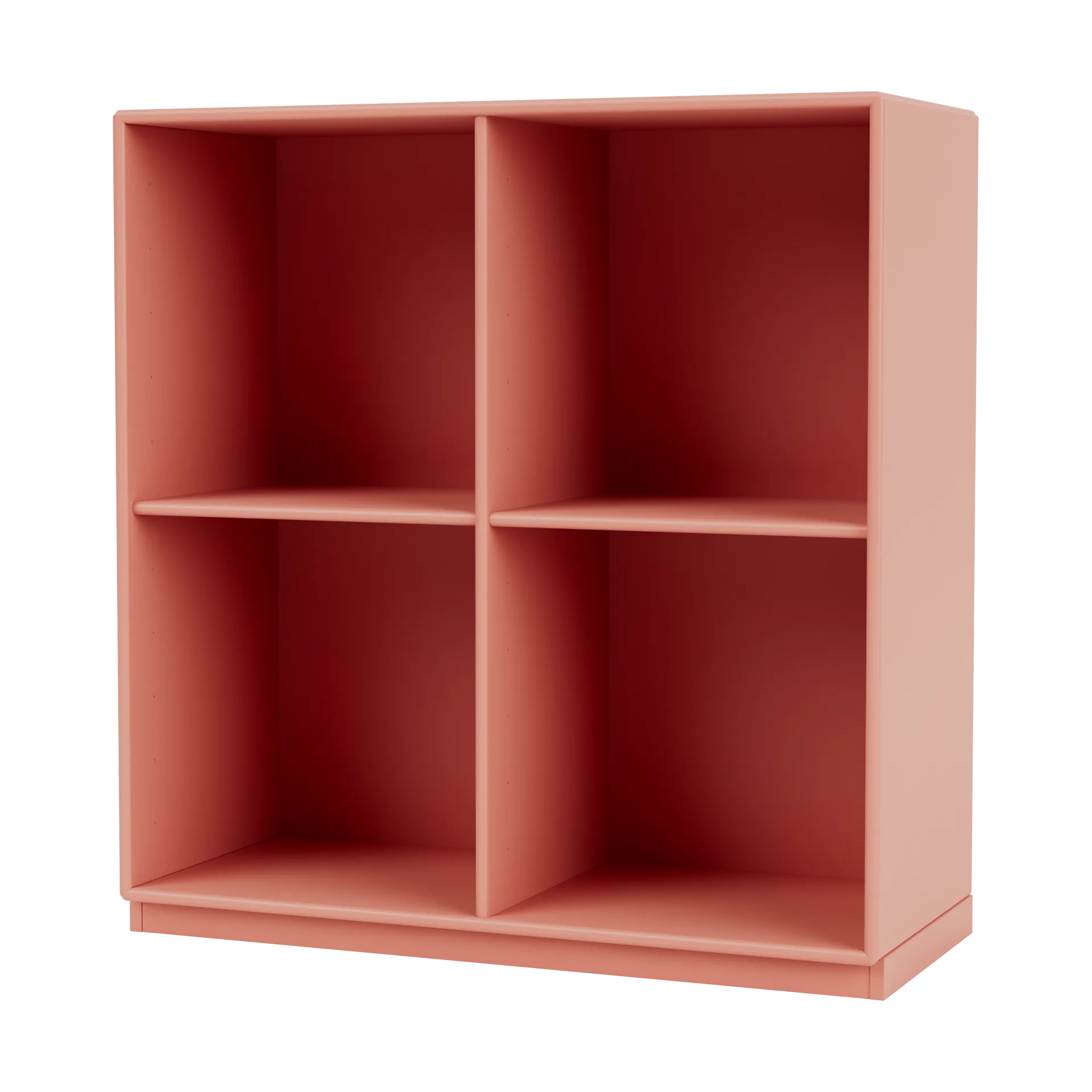 Estantería SHOW 69,6x69,6 cm, zócalo 3 cm, 151-Rhubarb Montana