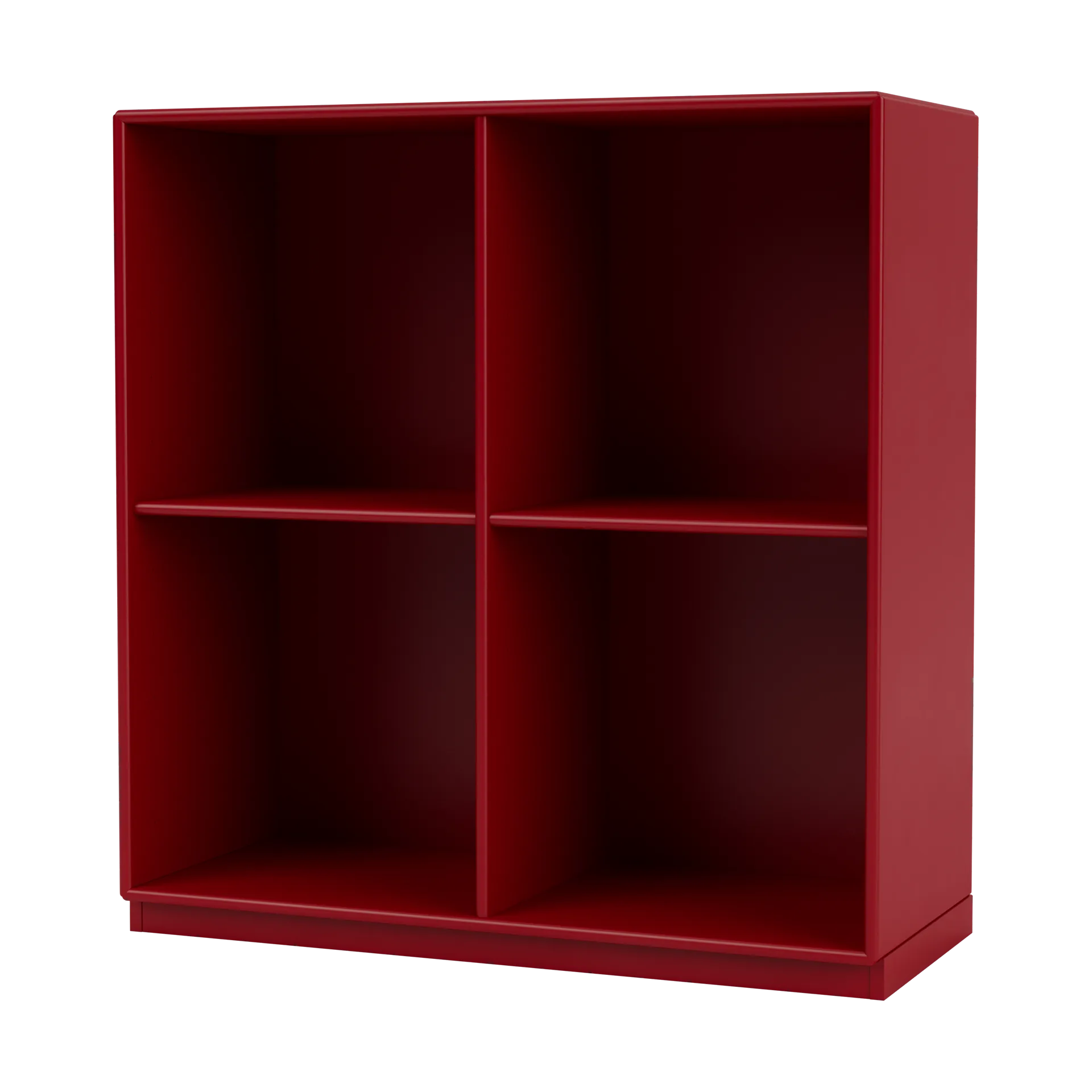 Estantería SHOW 69,6x69,6 cm, zócalo 3 cm, 165-Beetroot Montana
