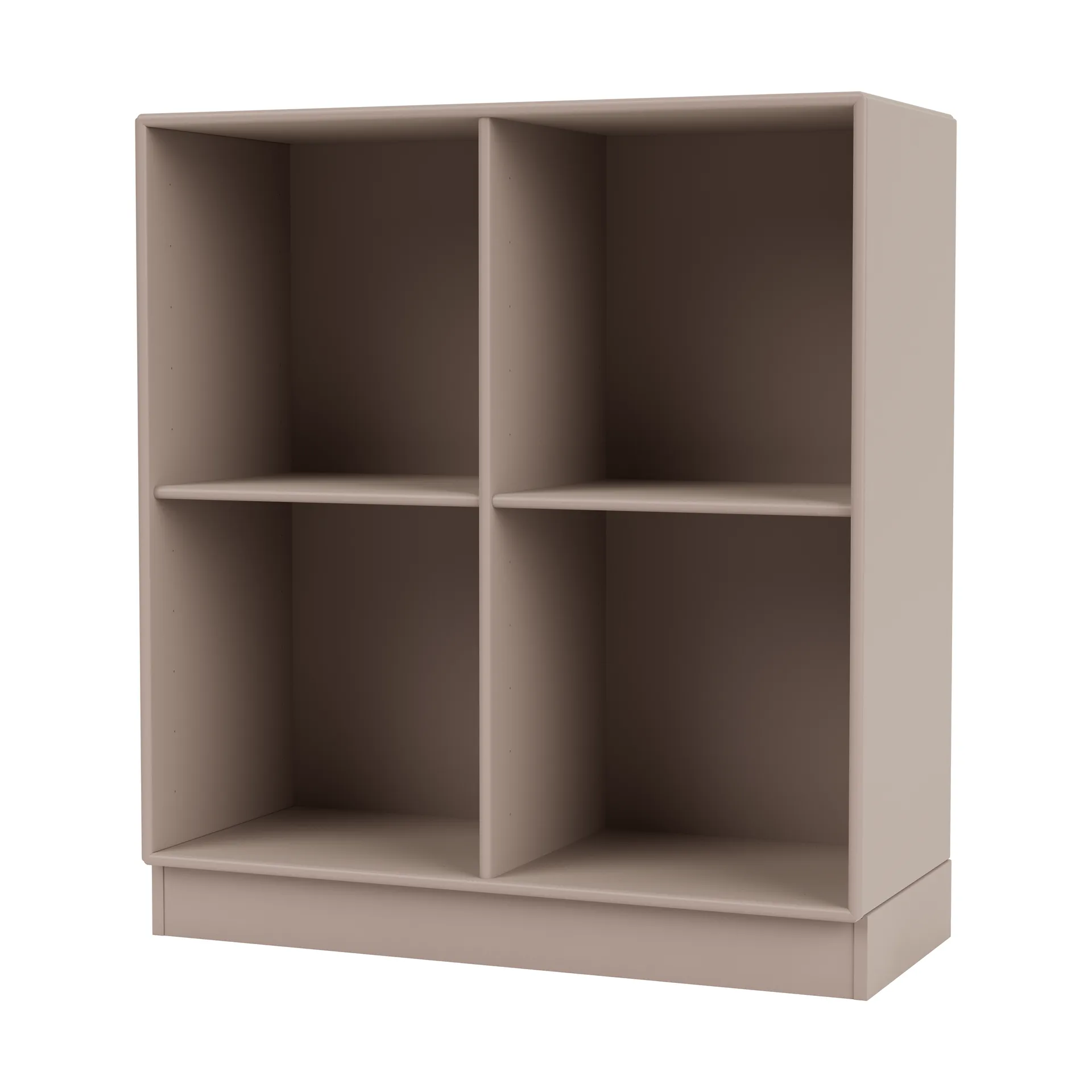 Estantería SHOW 69,6x69,6 cm, zócalo 7 cm, 137-Mushroom Montana